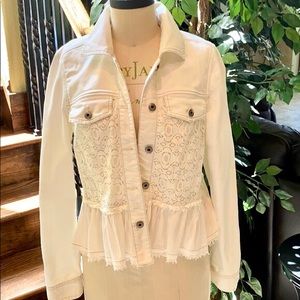 SOLD ON MER*CARI Free People Denim and Lace